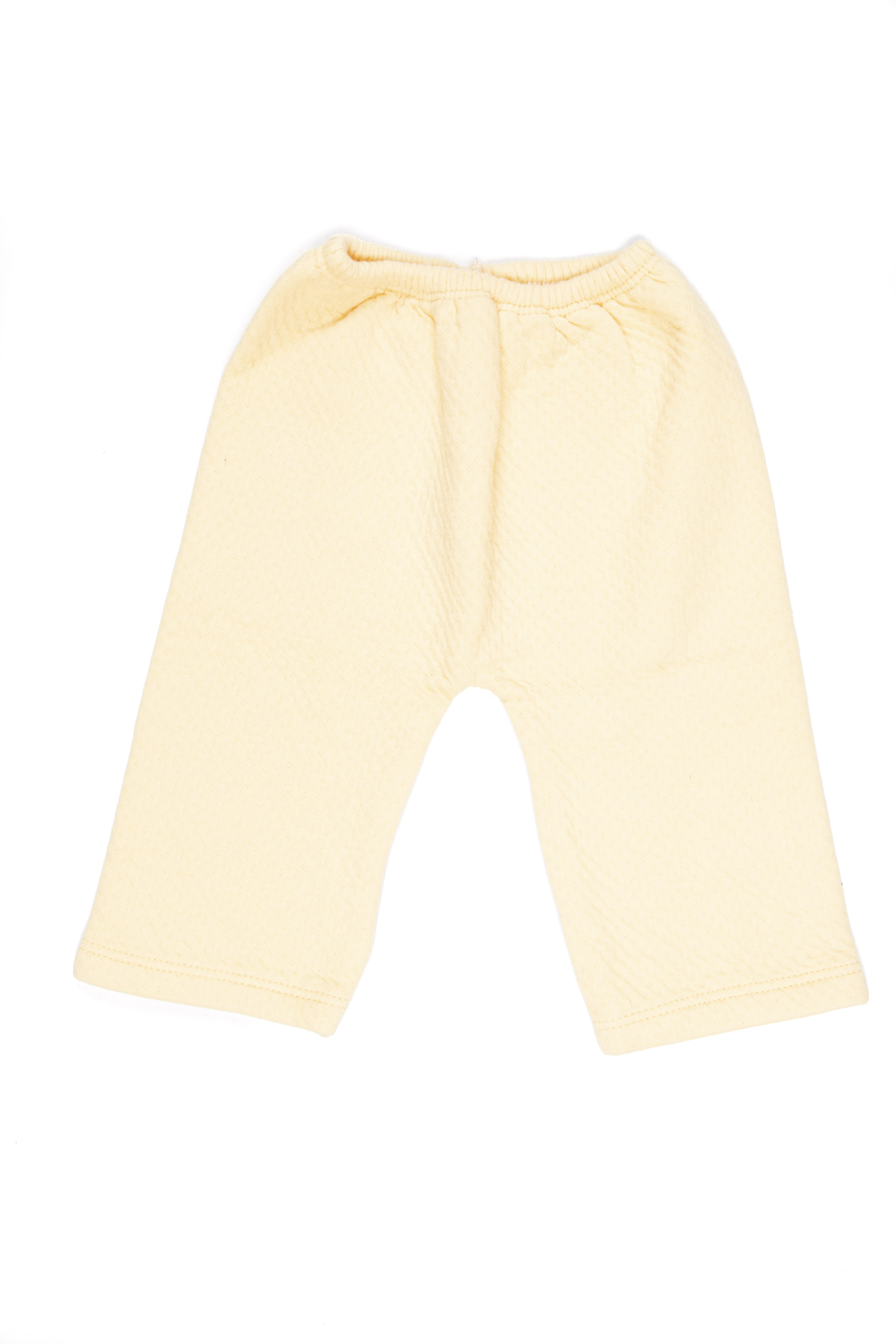 Saquito y pantalón algodón grueso amarillo