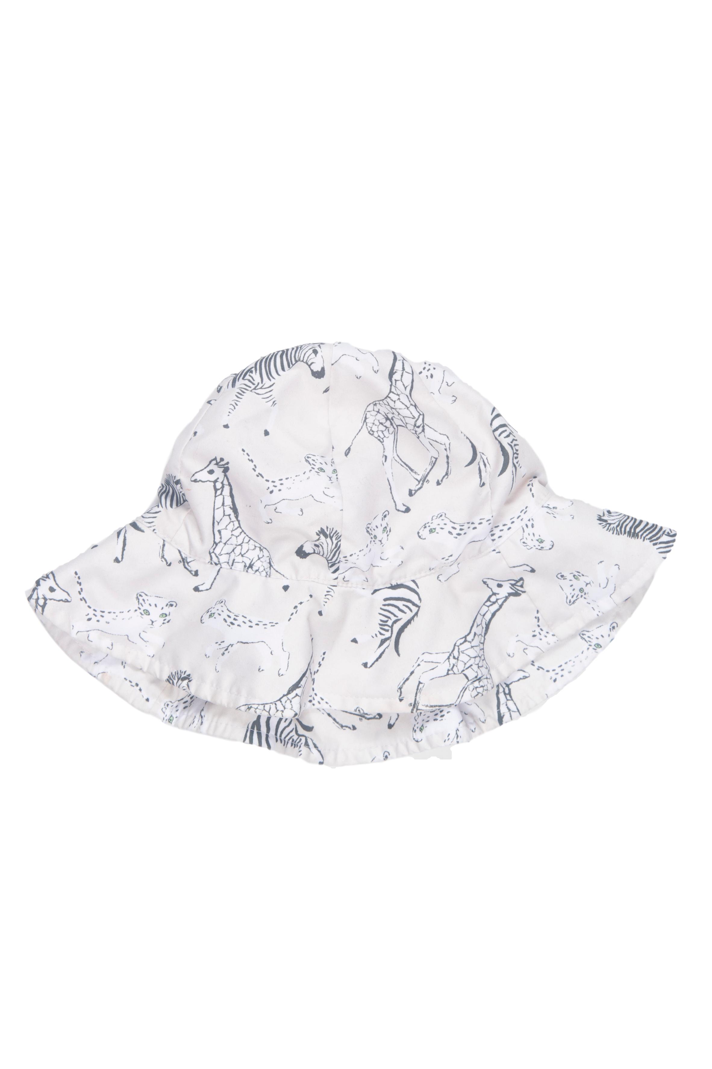 Sombrero beige con animales, forrado 100% algodón - H & M