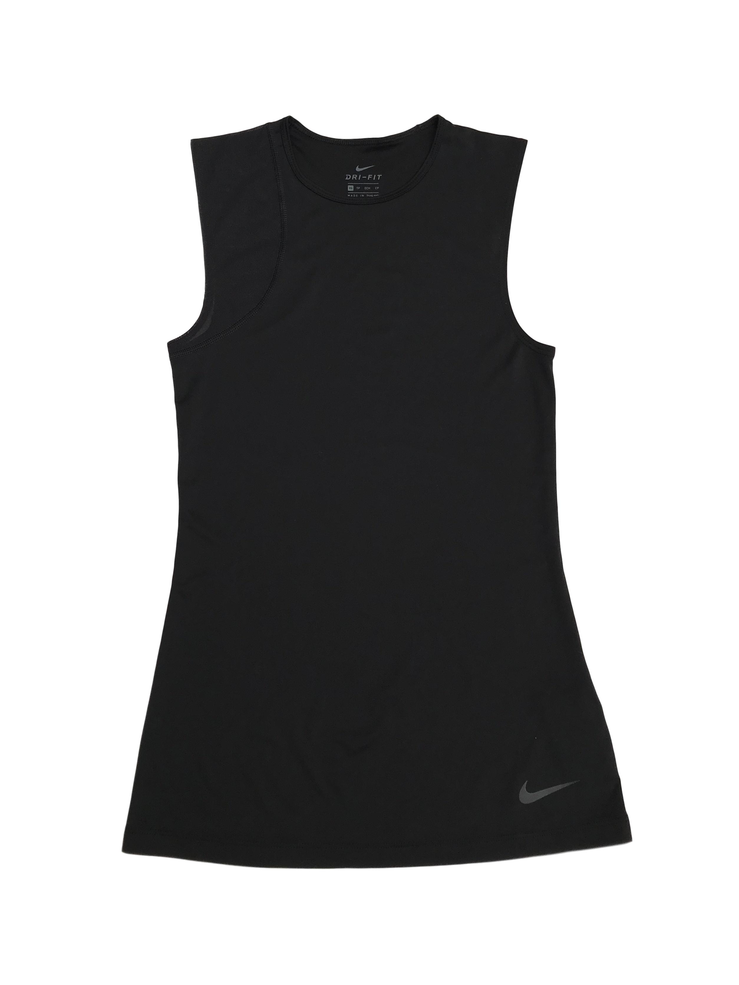 Bvd deportivo Nike negro con un hombro tipo tul